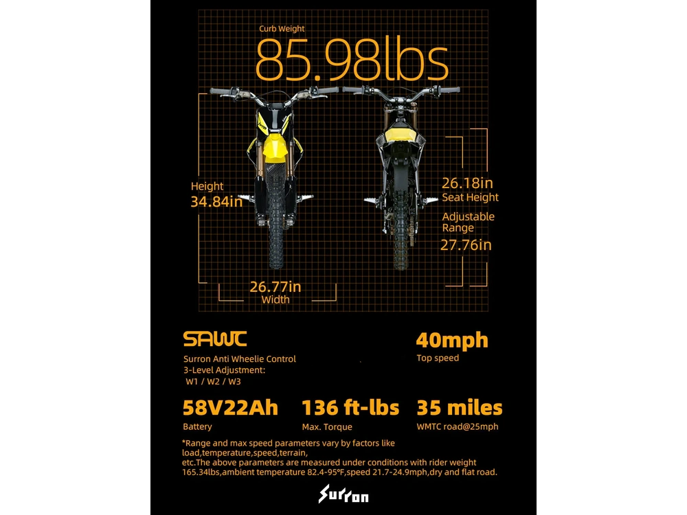 Surron Hyper Bee Dirt Bike- 8KW 2026 Version - Image 18